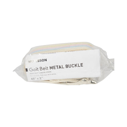 McKesson Pastel Stripe Gait Belt, 60 Inch
