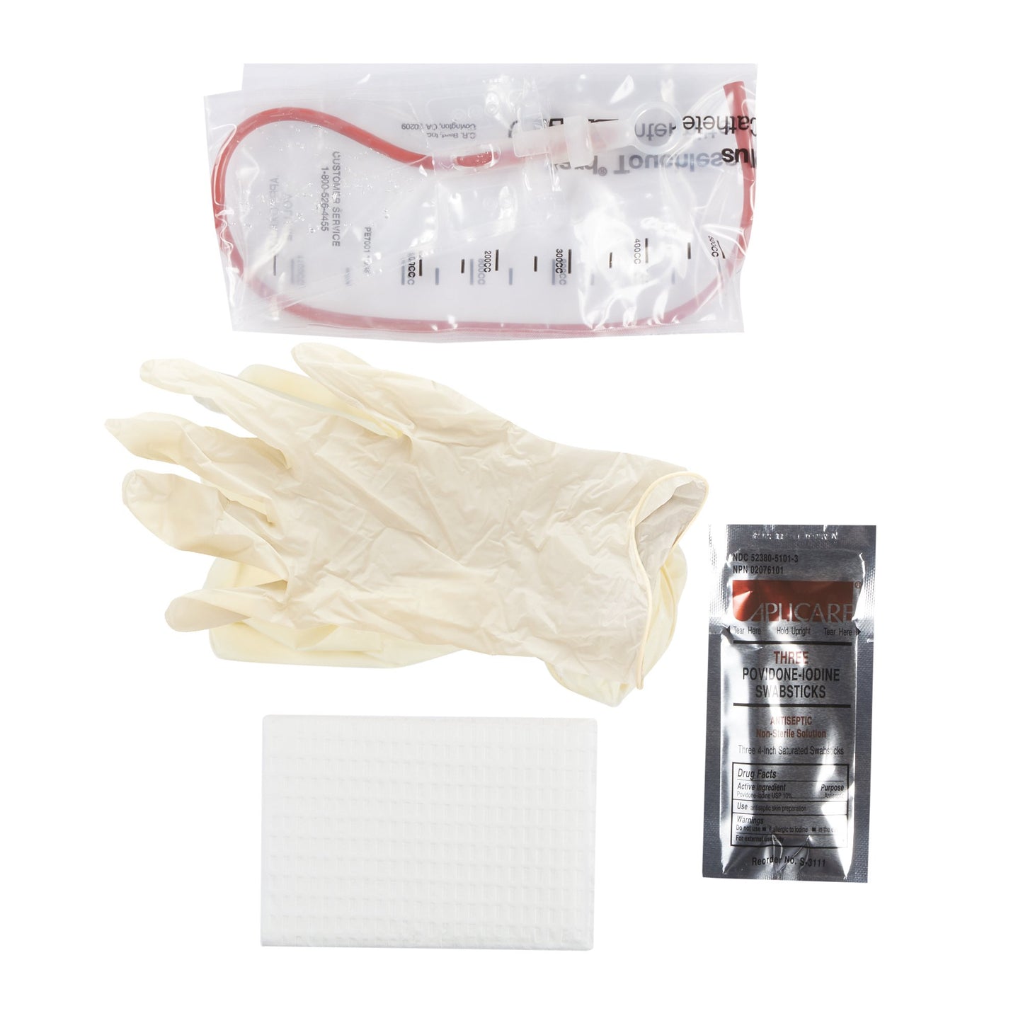 Touchless® Plus Intermittent Catheter Kit, Latex