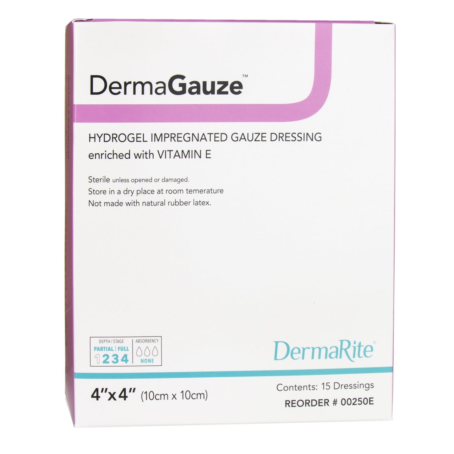 DermaGauze® Impregnated Dressing, 4 x 4 Inch