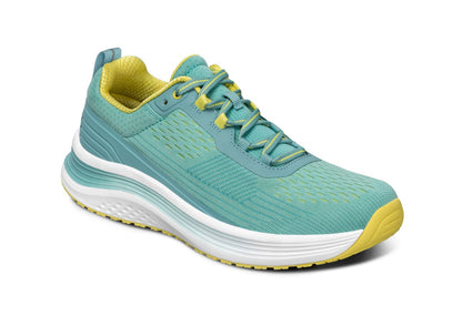 Relay Women's Running Shoes, Turquoise, angle view