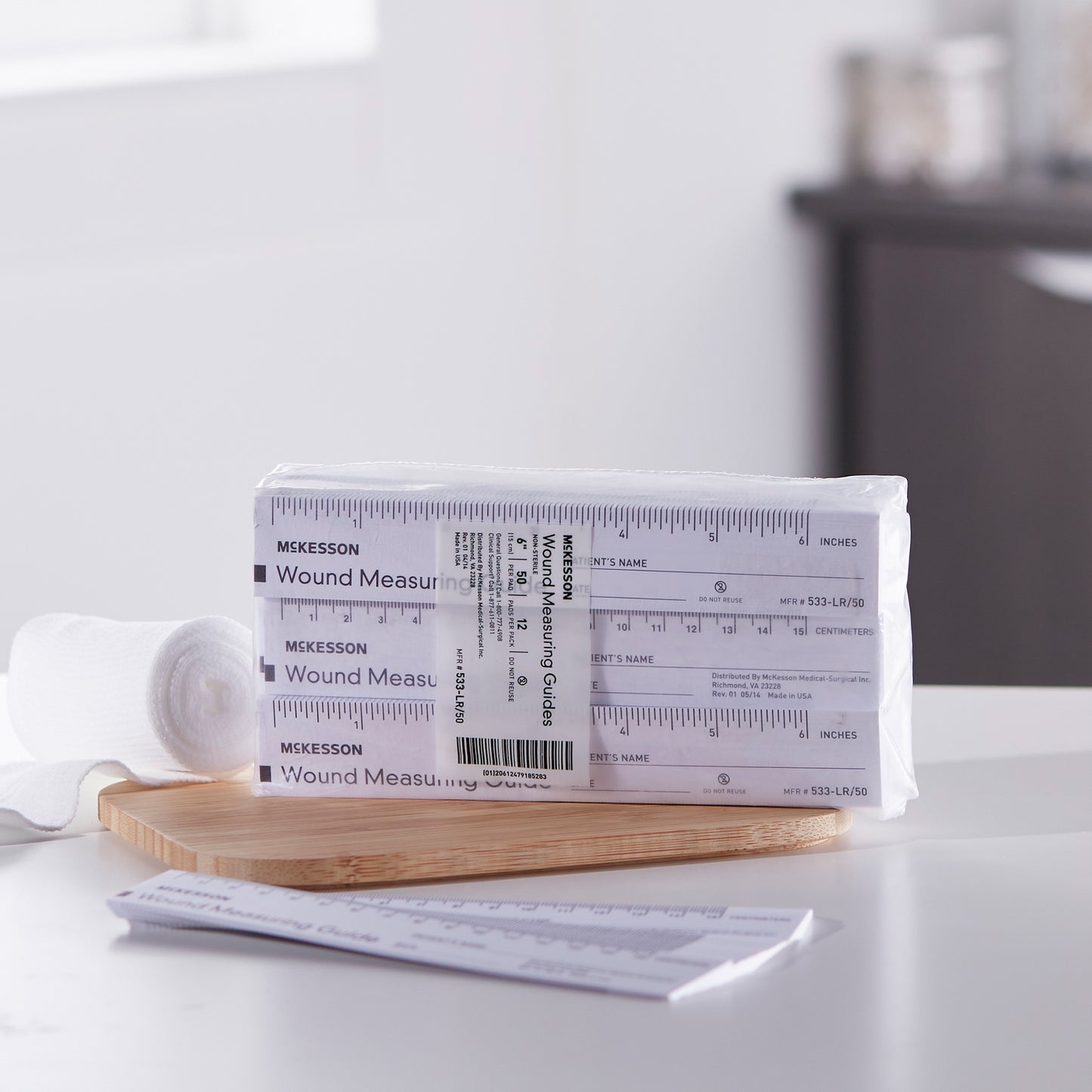 McKesson Nonsterile Paper Wound Measuring Guide, 6 Inch