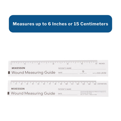 McKesson Nonsterile Paper Wound Measuring Guide, 6 Inch