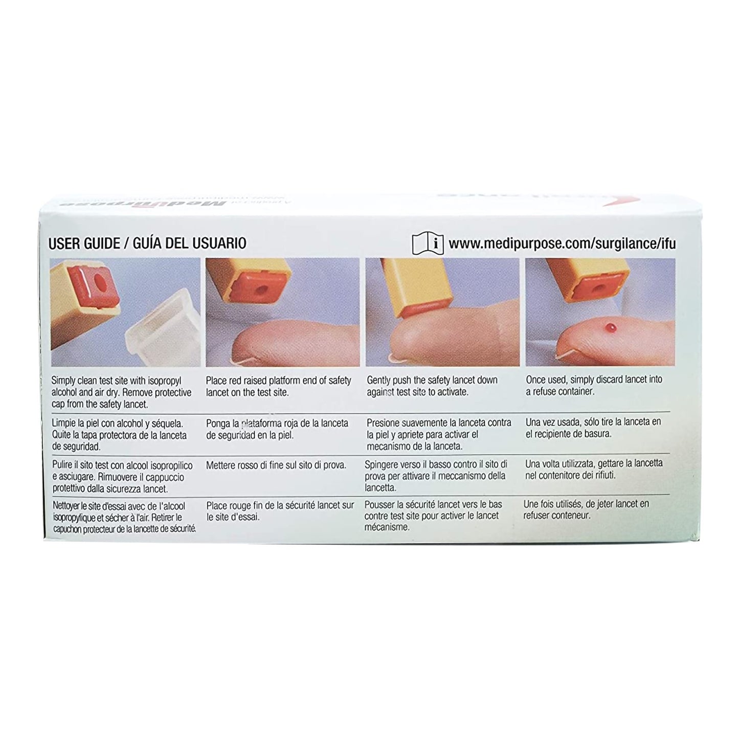 Surgilance® Safety Lancet for use with Microcollection Tubes
