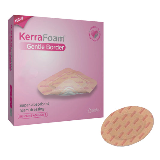 KerraFoam Gentle Border, 7" x 8", Oval 1ct