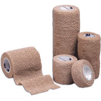Coban Non-Sterile Self-Adherent Wrap 2" x 5 Yards Tan - Temporary Replacment for 8820815