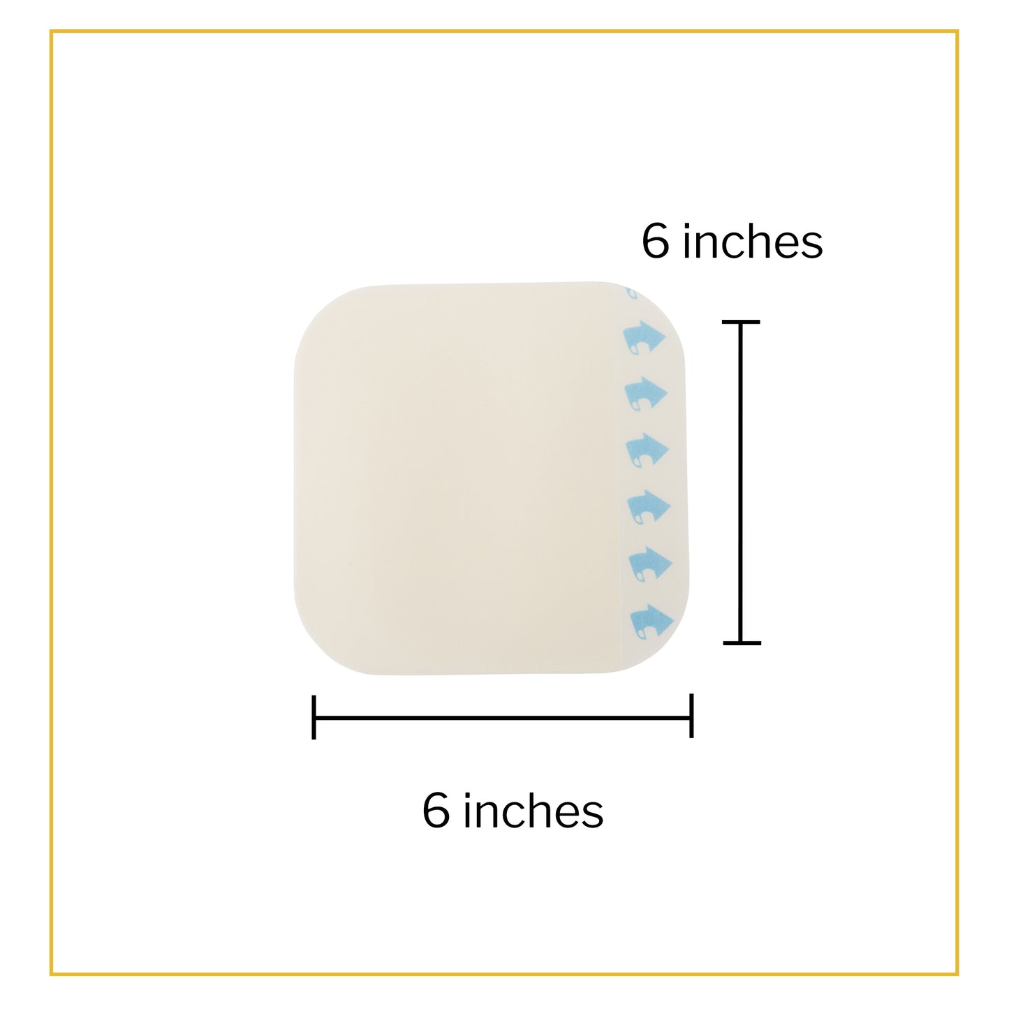 McKesson Hydrocolloid Dressing, 6 x 6 Inch