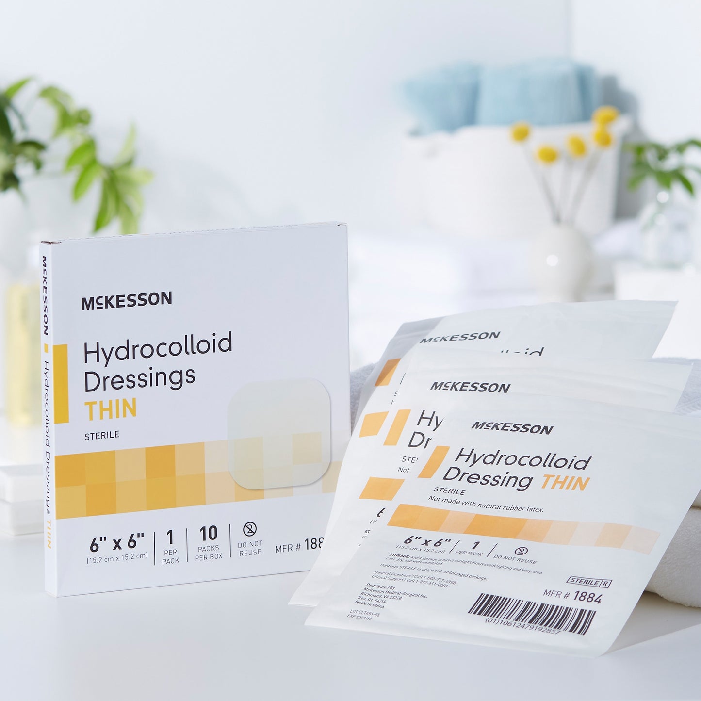 McKesson Hydrocolloid Dressing, 6 x 6 Inch