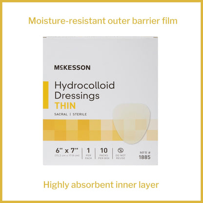 McKesson Dressing, 6 x 7 Inch Sacral
