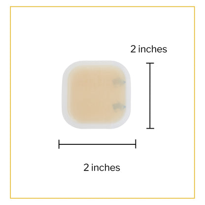 McKesson Hydrocolloid Dressing, 2 x 2 Inch