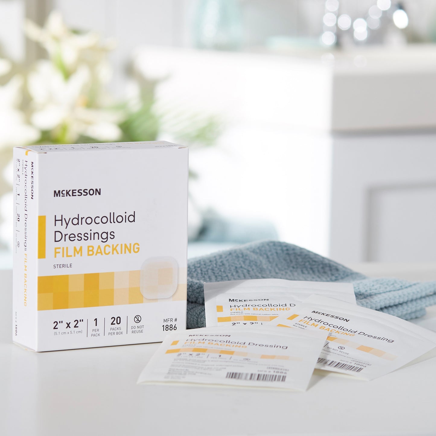 McKesson Hydrocolloid Dressing, 2 x 2 Inch
