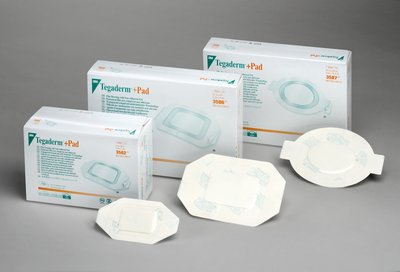Tegaderm 3-1/2" x 4" Dressing with Transparent Border