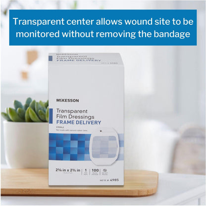 McKesson Octagonal Sterile Dressing with Frame-Style Delivery