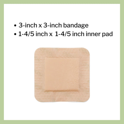 McKesson Silicone Adhesive with Border Silicone Foam Dressing
