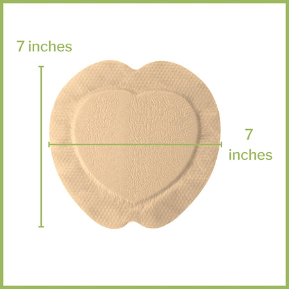 McKesson Silicone Adhesive with Border Silicone Foam Dressing, 7 x 7 Inch Sacral