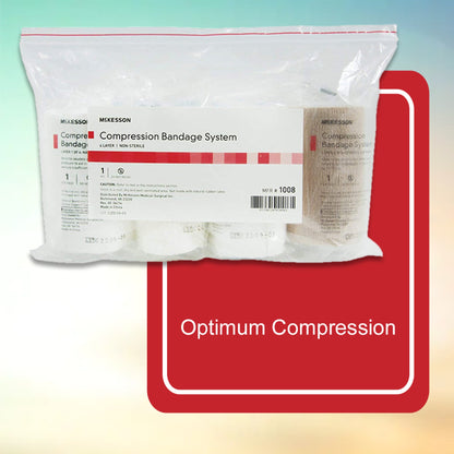 McKesson Self-adherent Closure 4 Layer Compression Bandage System