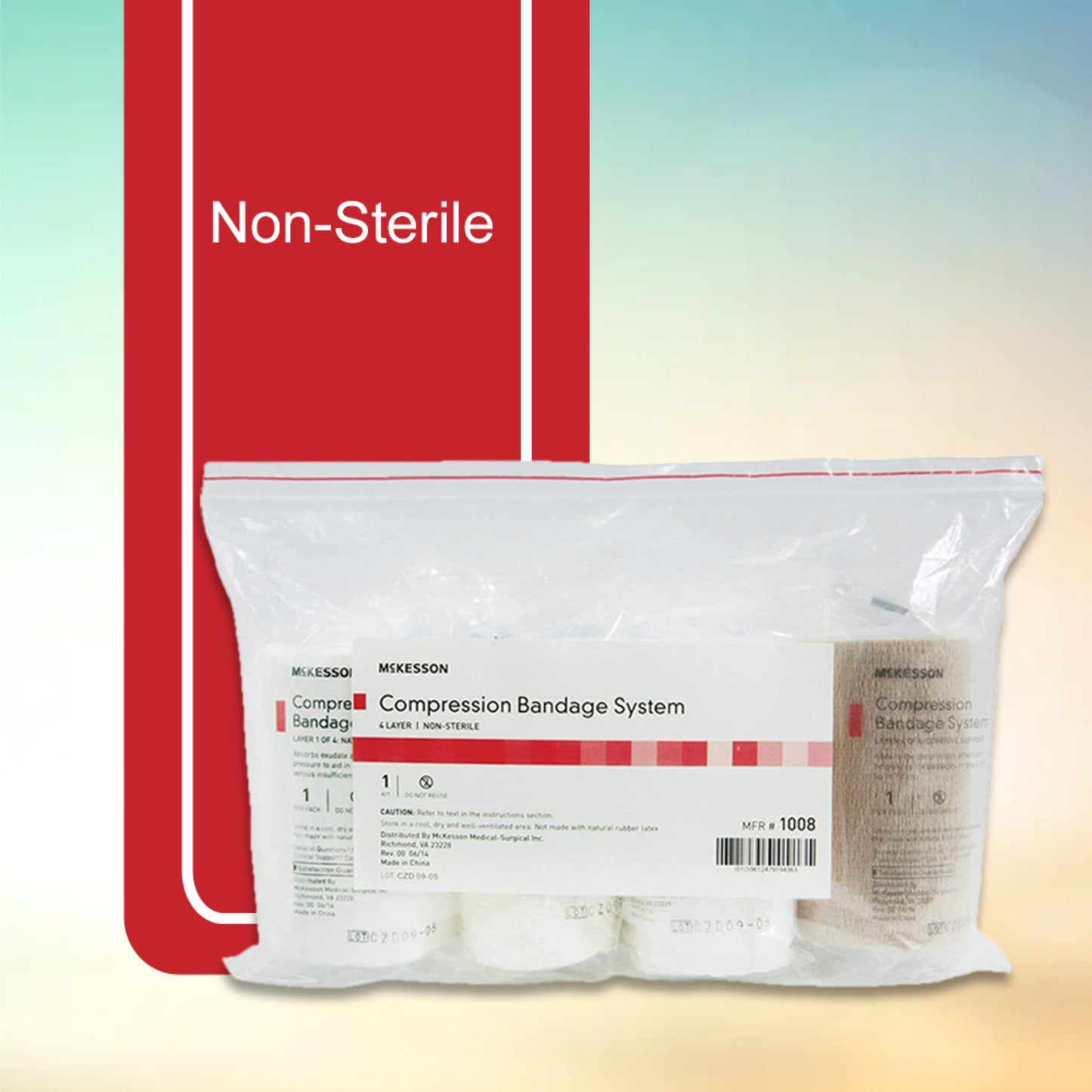 McKesson Self-adherent Closure 4 Layer Compression Bandage System