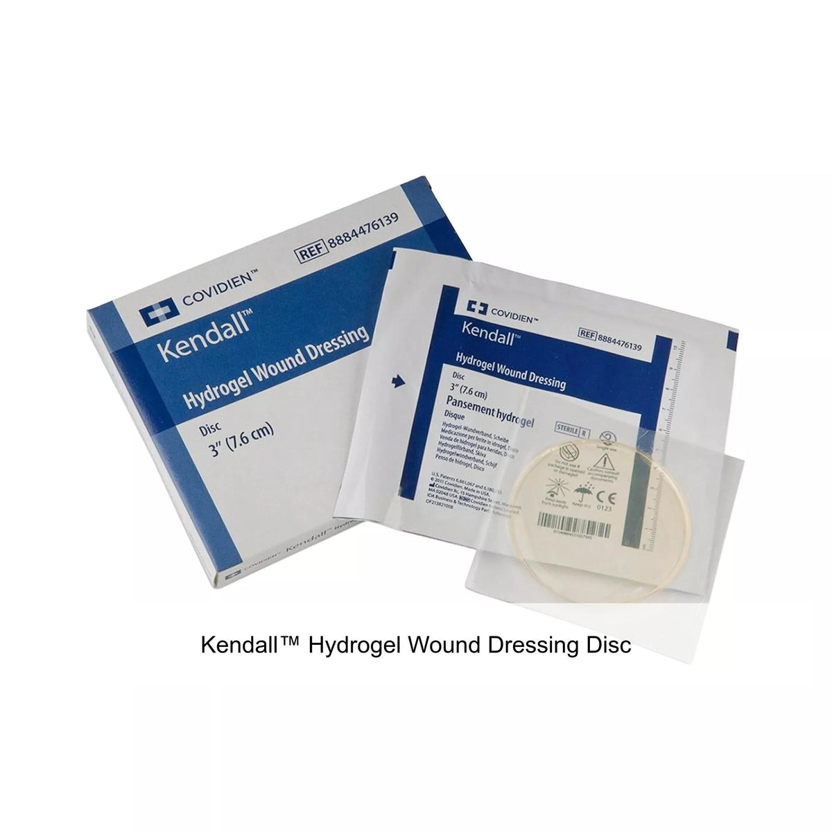 Dermacea Aquaflo Hydrogel Wound Dressing Disk 3"