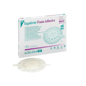Tegaderm High Performance Adhesive Foam Dressing 4-1/2" x 4-1/2" Heel/Elbow