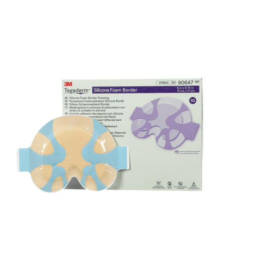 Tegaderm Silicone Foam Dressing, Small Sacral, 6" x 6.75"