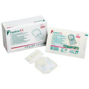 Tegaderm IV Transparent Film Dressing with Border 2-1/2" L x 2-3/4" W Transparent 400 Count