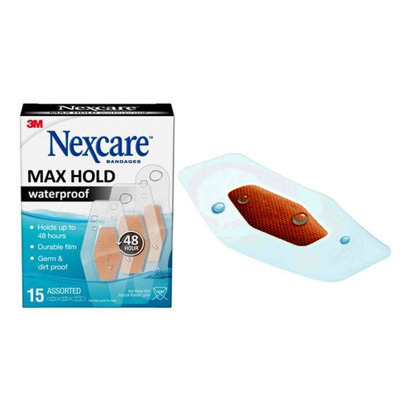 Nexcare Max Hold Bandage Assorted Sizes 15 Count