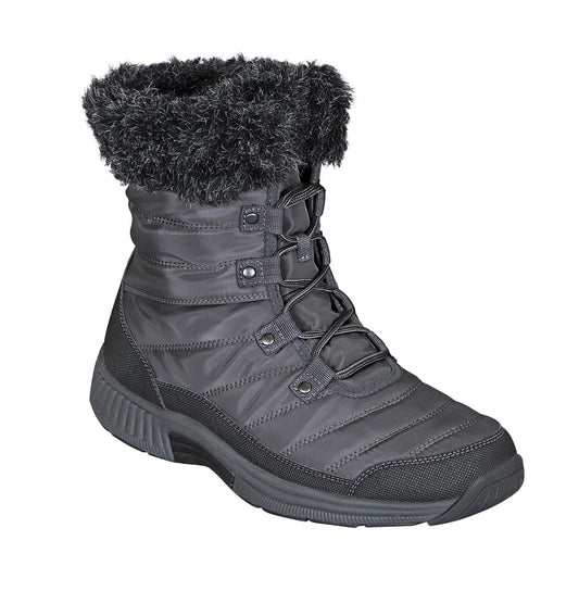 Alps Women's Waterproof Boots, Black, angle view