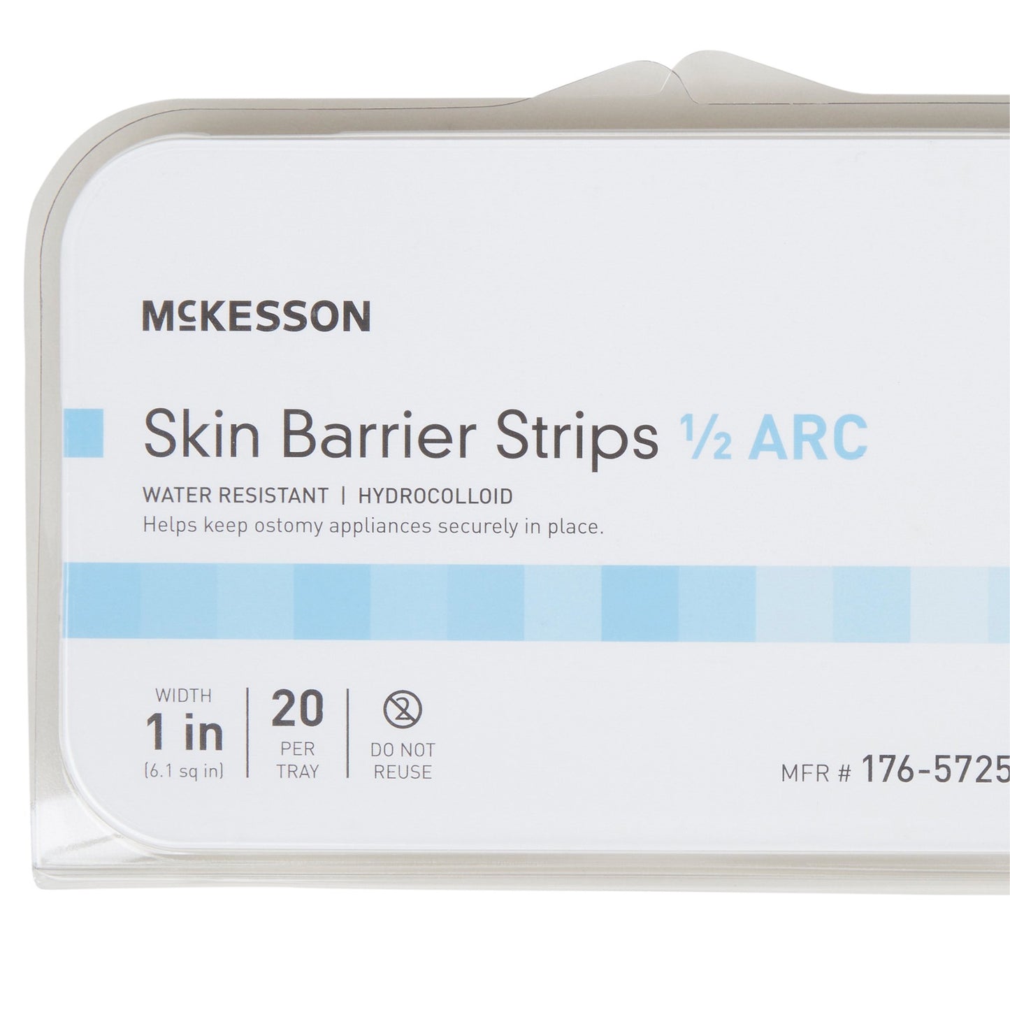 McKesson Skin Barrier 1/2 Arc Strip