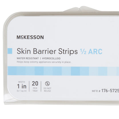 McKesson Skin Barrier 1/2 Arc Strip