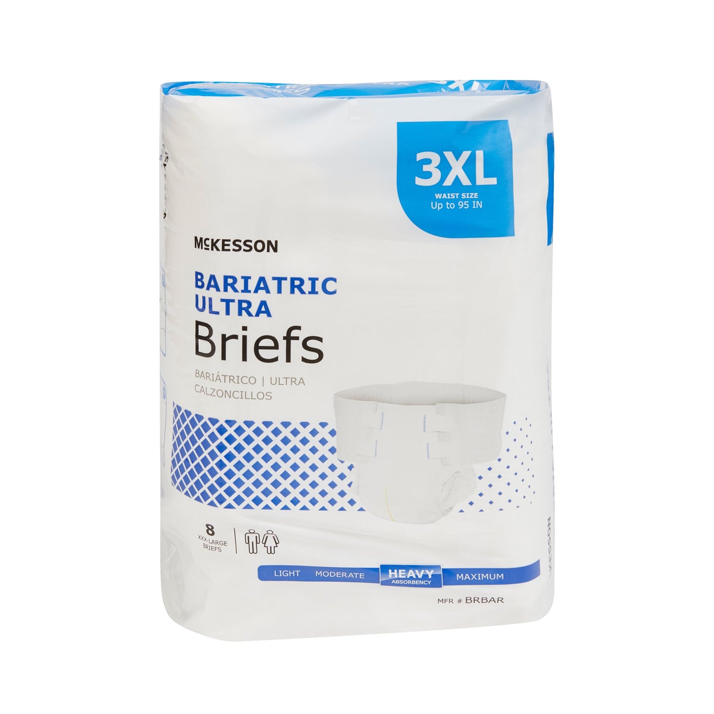 McKesson Ultra Heavy Absorbent Incontinence Brief, Bariatric