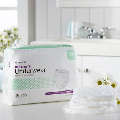 McKesson Ultimate Heavy Absorbency Incontinence Underwear