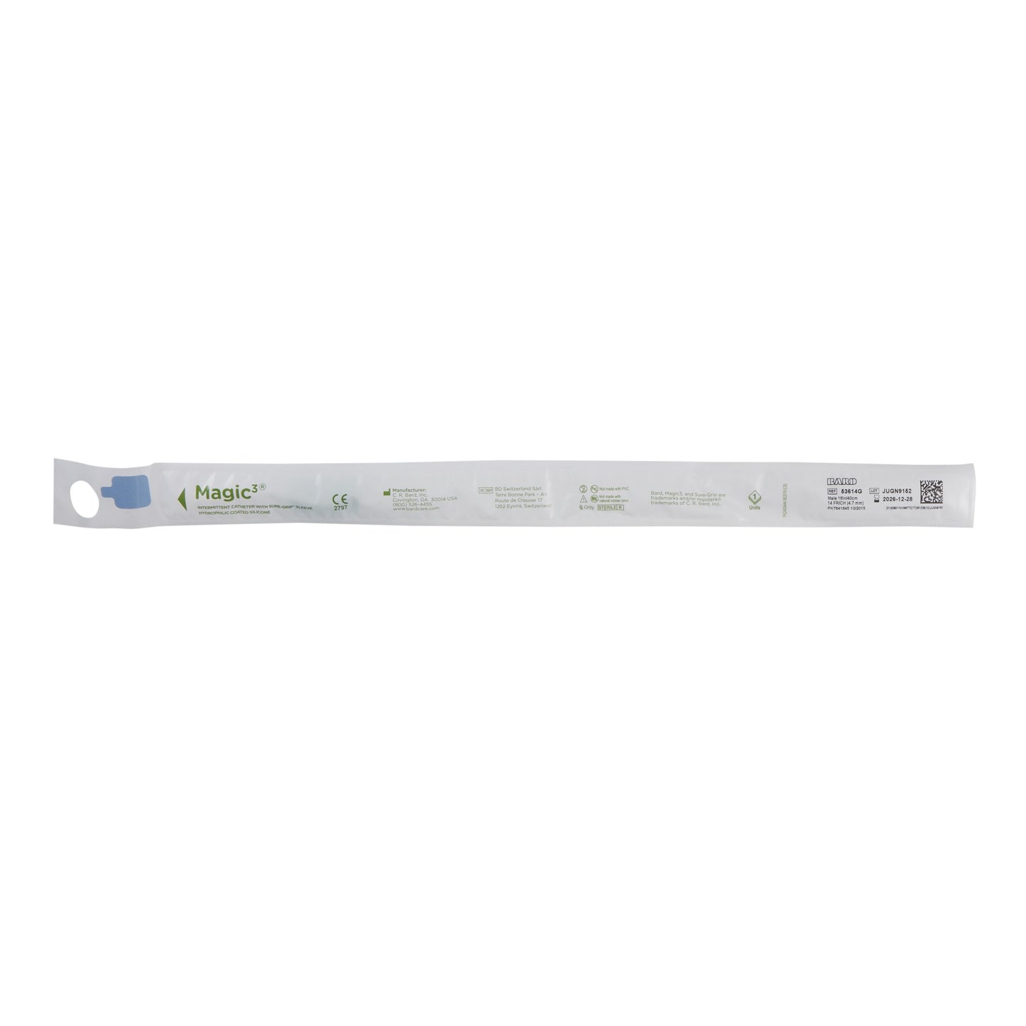Magic3® Hydrophilic Male Urethral Catheter, 14 Fr.
