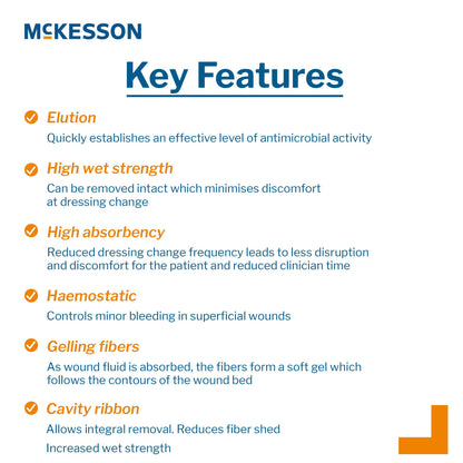 McKesson Calcium Alginate Dressing with Silver