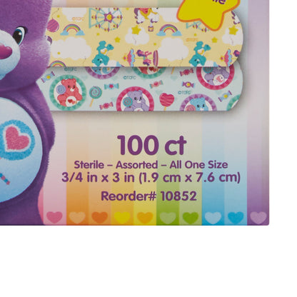 American® White Cross Stat Strip® Kid Design Care Bears™ Adhesive Strips