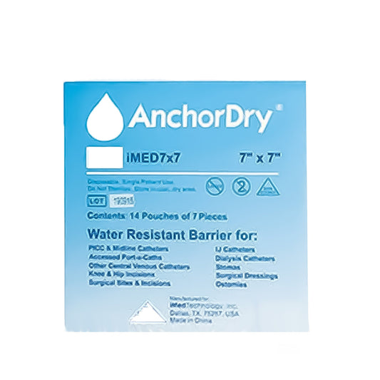 AnchorDry™ IV Site Barrier Protector, 7 x 7 Inch