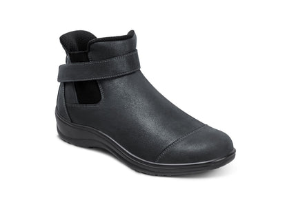 Blaire Women's Hands-Free Boots, Black, angle view