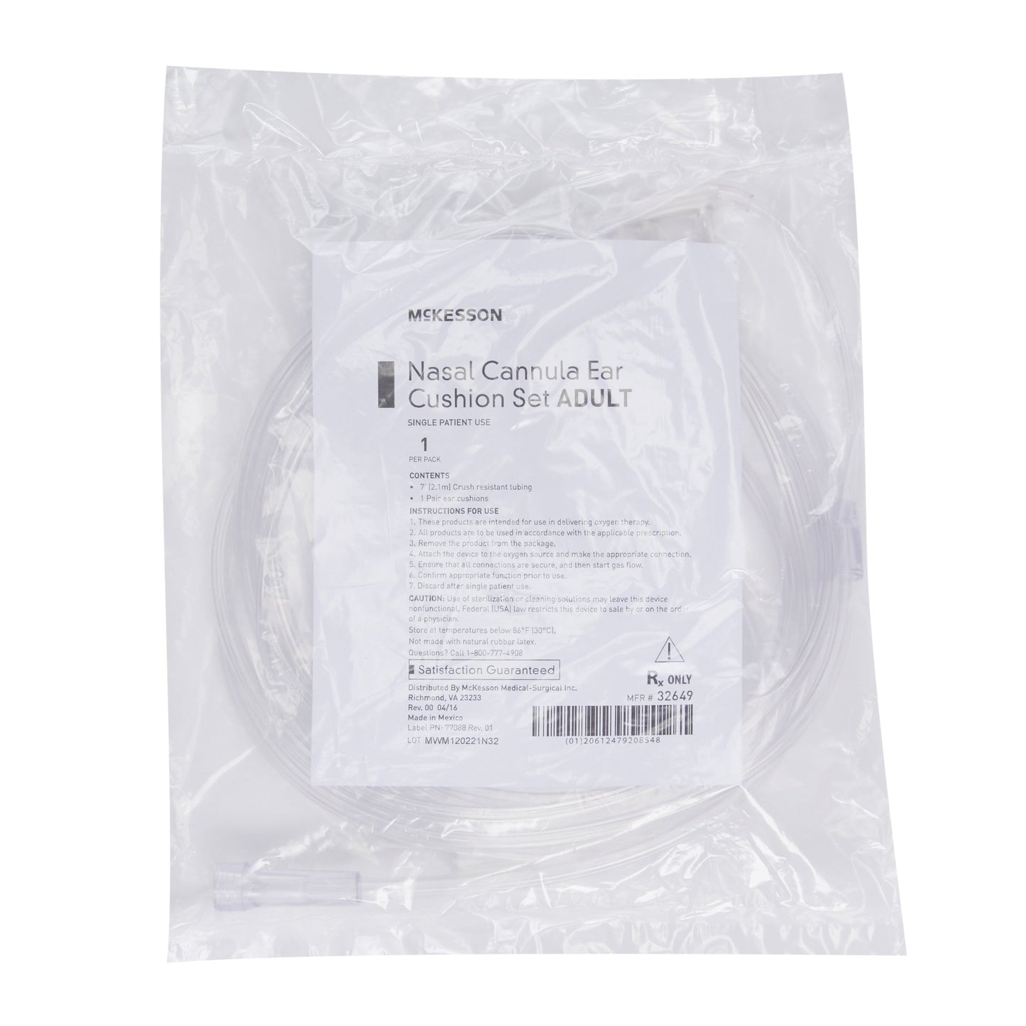 McKesson Nasal Cannula with Ear Cushions