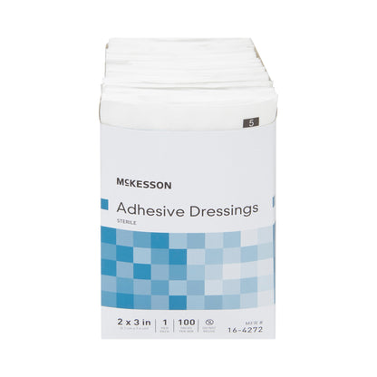McKesson White Adhesive Dressing