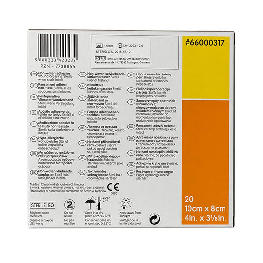 Primapore Adhesive Dressing, White