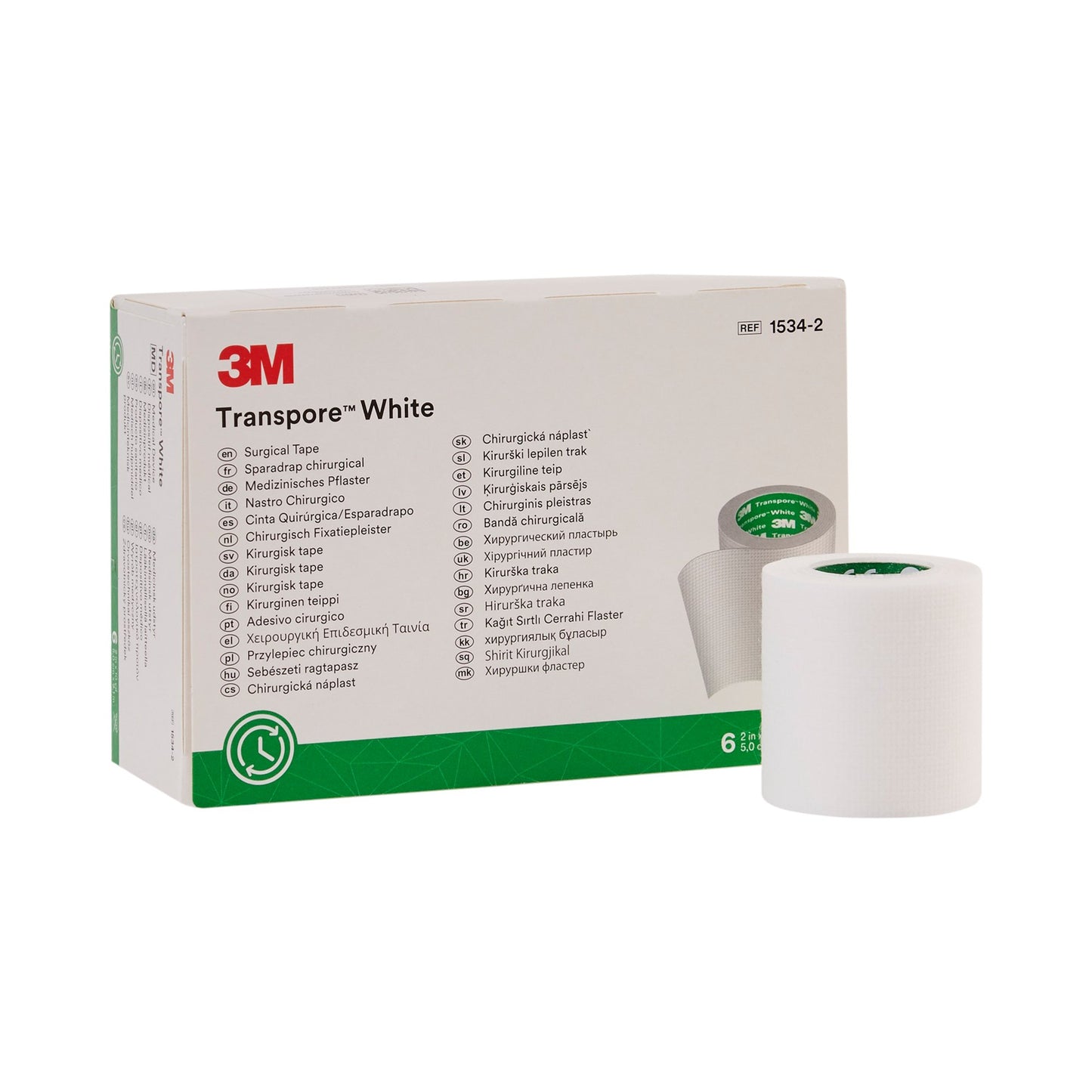 3M™ Transpore™ Plastic Medical Tape, 7 to 11 Yard Length