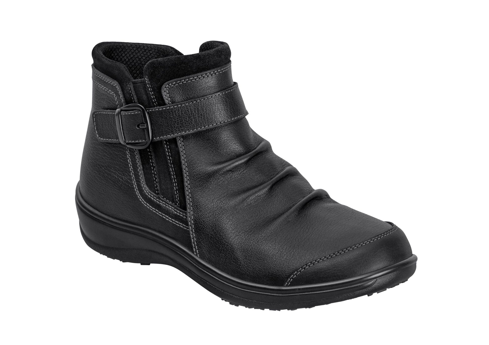 Heidi Women's Boots, Black, angle view