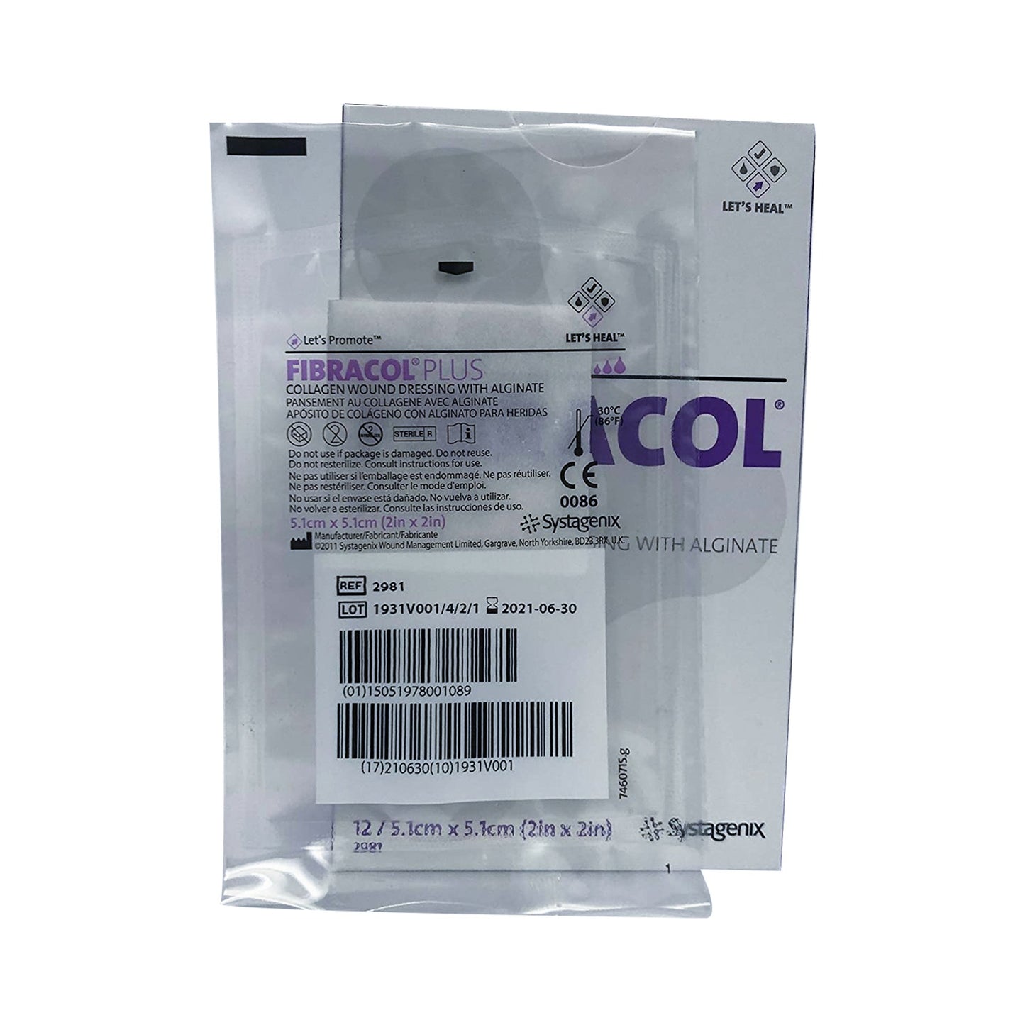 Systagenix Fibracol™ Plus Collagen/Alginate Dressing
