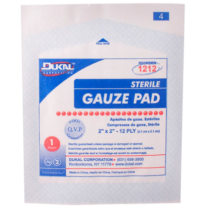 Dukal™ Gauze Sponge, 2 x 2 Inch