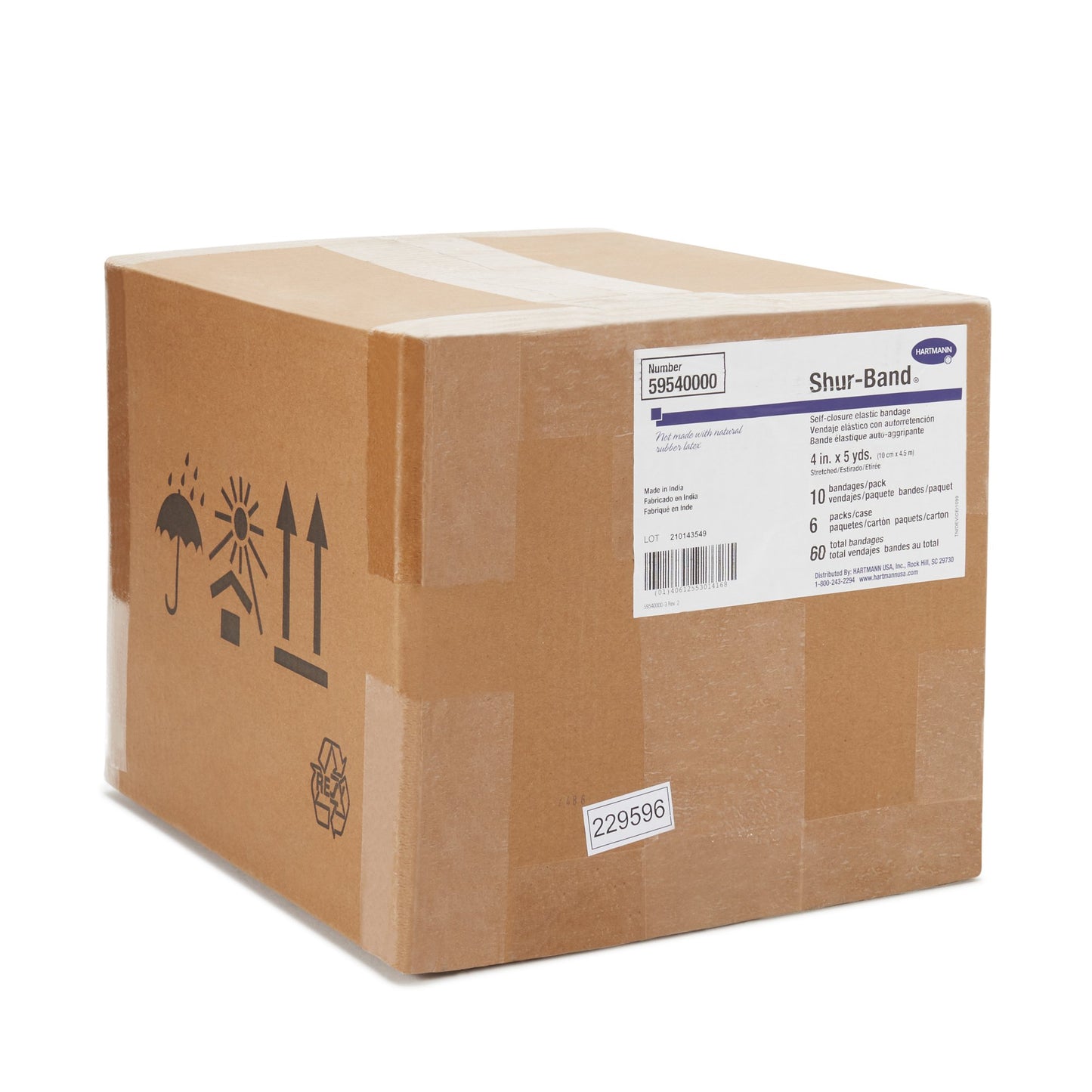 Shur-Band® LF Single Hook-and-Loop Closure Elastic Bandage