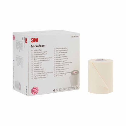 3M™ Microfoam™ Foam / Acrylic Adhesive Medical Tape, White