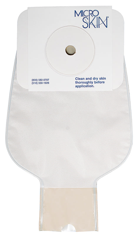 One-Piece Drainable Pouch Opaque with Microderm Washer & Gore-Tex Filter 10 Count