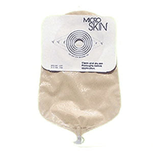 9" Urostomy Pouch with Mcrskn Transparent 1" 10 Count