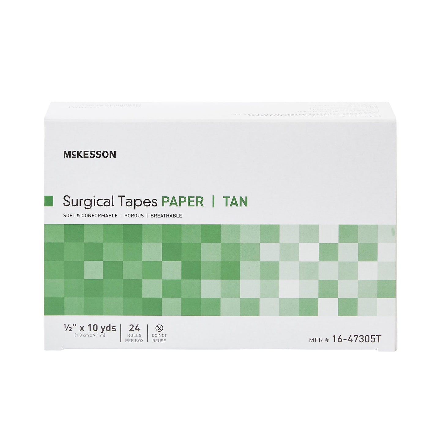 McKesson Paper Medical Tape, 1/2 Inch x 10 Yard
