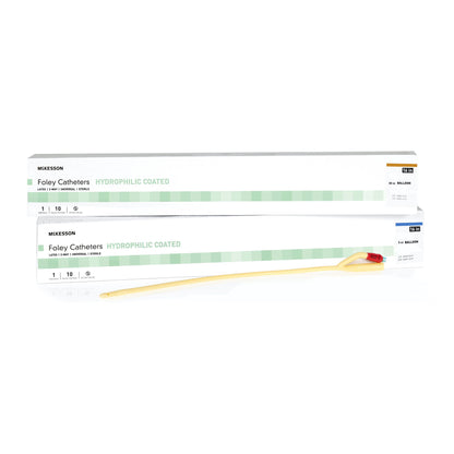 McKesson Hydrophilic Coated Foley Catheter, Coudé