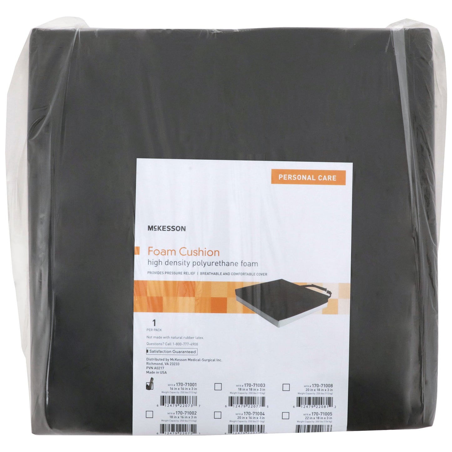 McKesson Foam Seat Cushion
