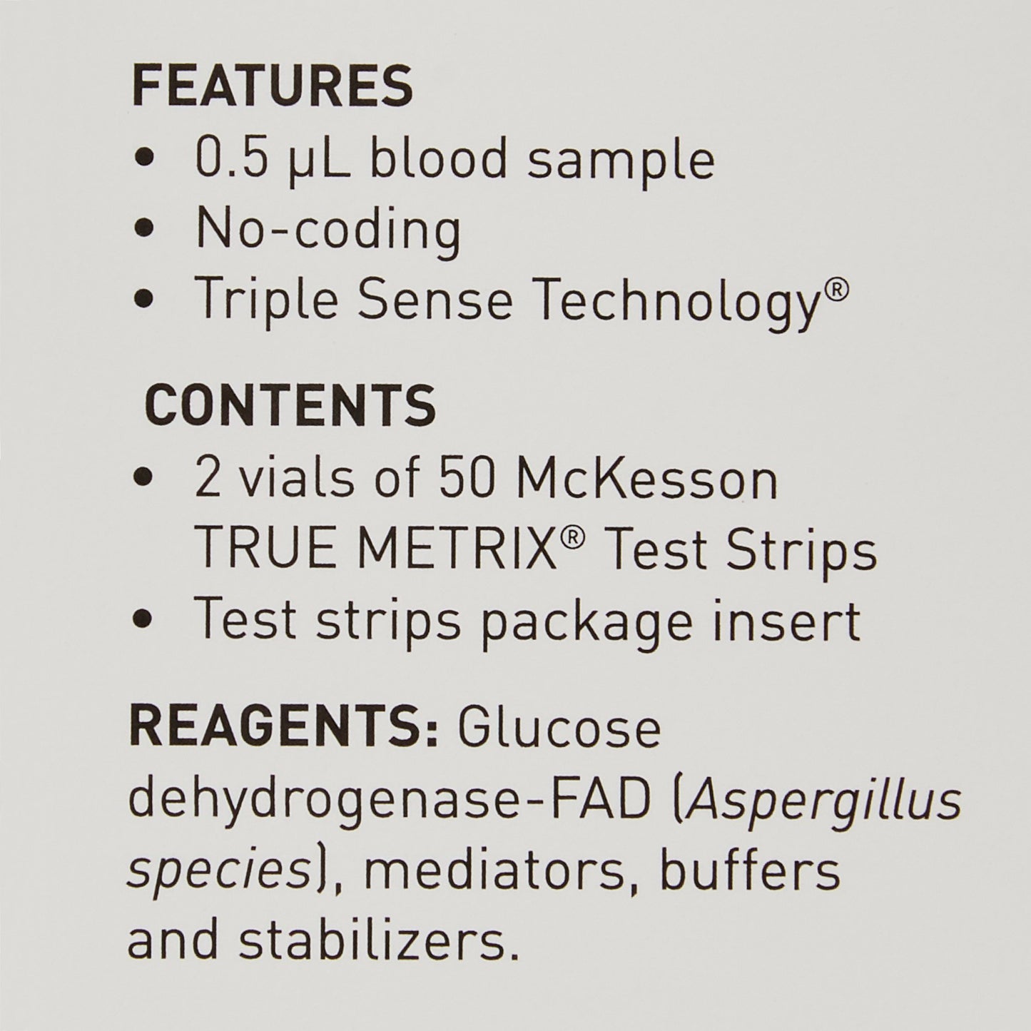 McKesson TRUE METRIX® Blood Glucose Test Strips